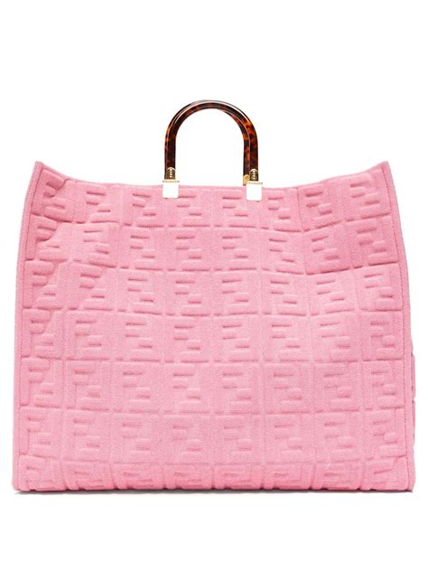 fendi pink tote|fendi tote bag 2020.